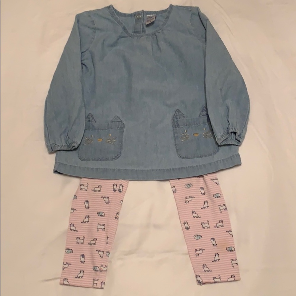 Carters Cat matching set